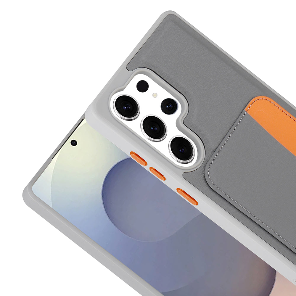 Galaxy S25 Ultra Uyumlu Kılıf Kartlıklı Zore X-Kart Silikon Kapak