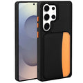 Galaxy S25 Ultra Uyumlu Kılıf Kartlıklı Zore X-Kart Silikon Kapak