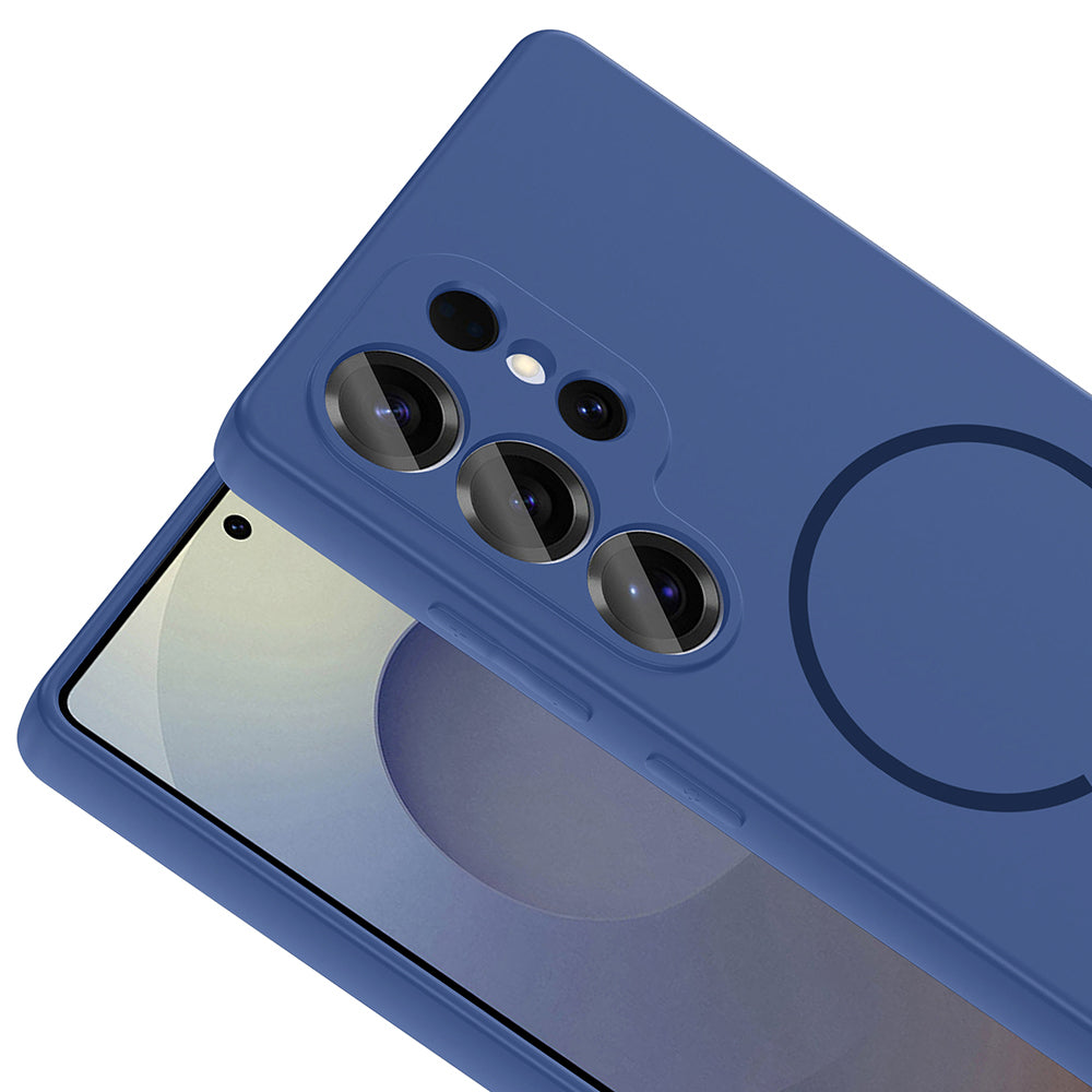 Galaxy S25 Ultra Uyumlu Kılıf M-safe Şarj Özellikli Zore Meta Kapak