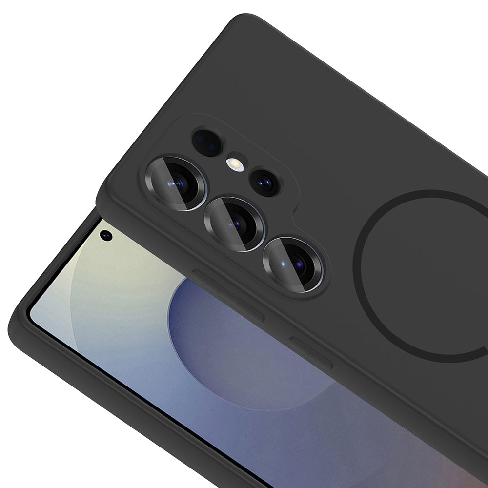 Galaxy S25 Ultra Uyumlu Kılıf M-safe Şarj Özellikli Zore Meta Kapak