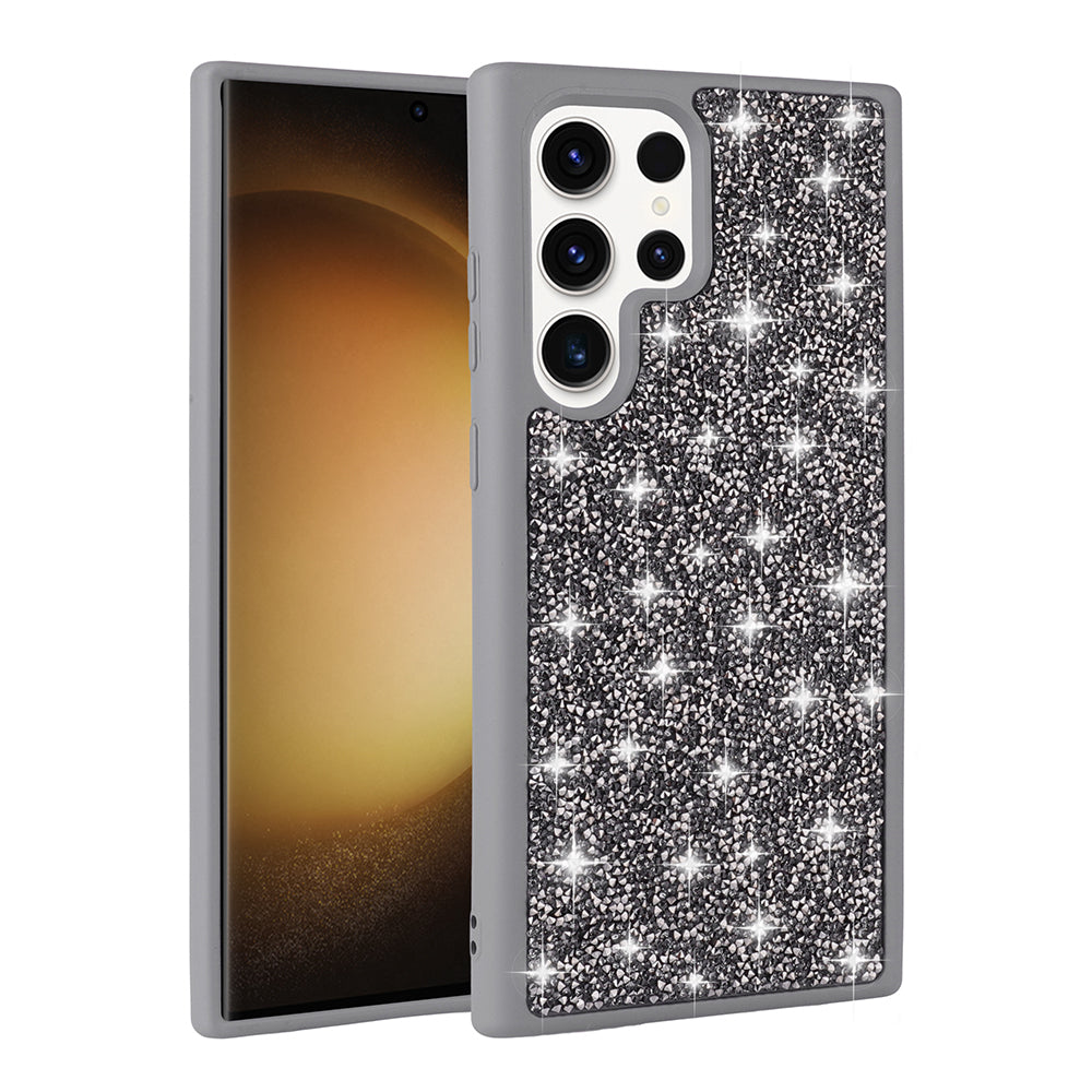 Galaxy S25 Ultra Uyumlu Kılıf Parlak Taşlı Tasarım Zore Pırlanta Kapak