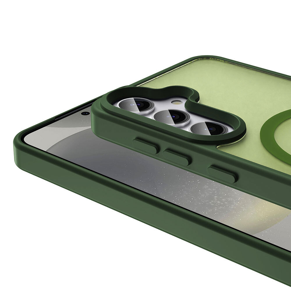 Galaxy S26 Uyumlu Kılıf M-safe Şarj Özellikli Mat Arka Yüzey Zore Sio Kapak