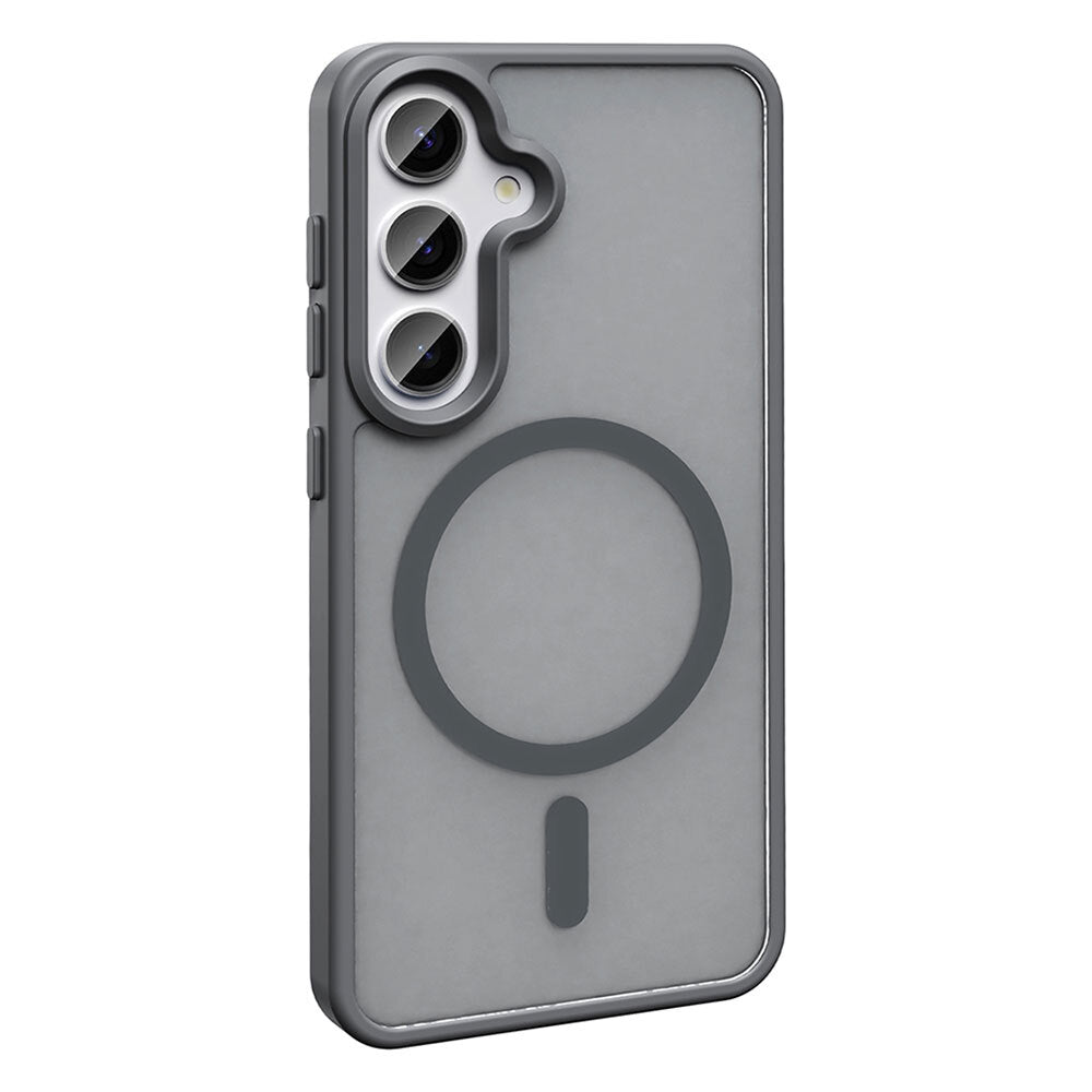 Galaxy S26 Uyumlu Kılıf M-safe Şarj Özellikli Mat Arka Yüzey Zore Sio Kapak