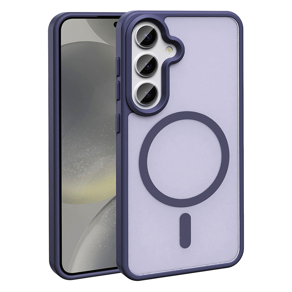 Galaxy S26 Uyumlu Kılıf M-safe Şarj Özellikli Mat Arka Yüzey Zore Sio Kapak