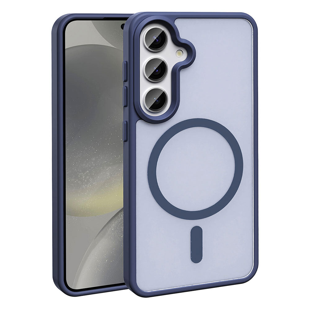 Galaxy S26 Uyumlu Kılıf M-safe Şarj Özellikli Mat Arka Yüzey Zore Sio Kapak