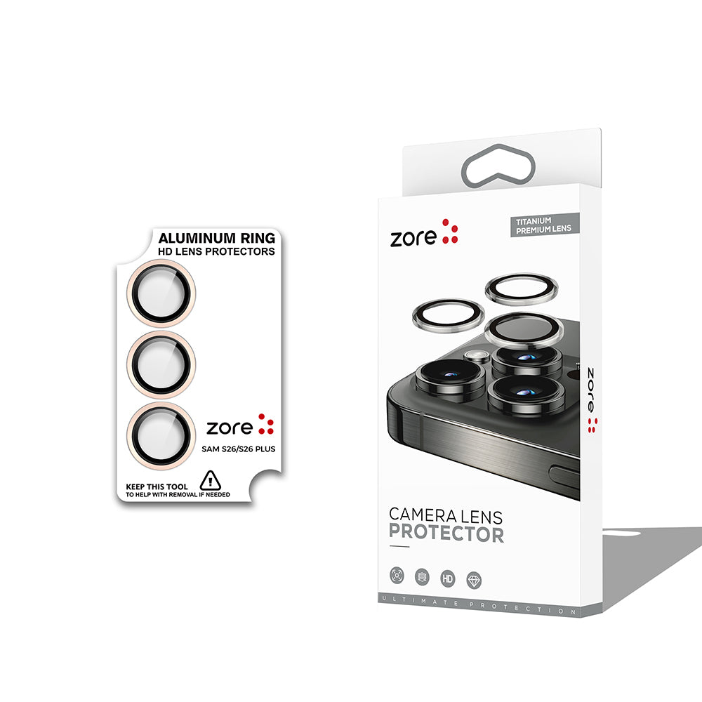 Galaxy S26 Plus Zore CL-12 Premium Safir Parmak İzi Bırakmayan Anti-Reflective Kamera Lens Koruyucu