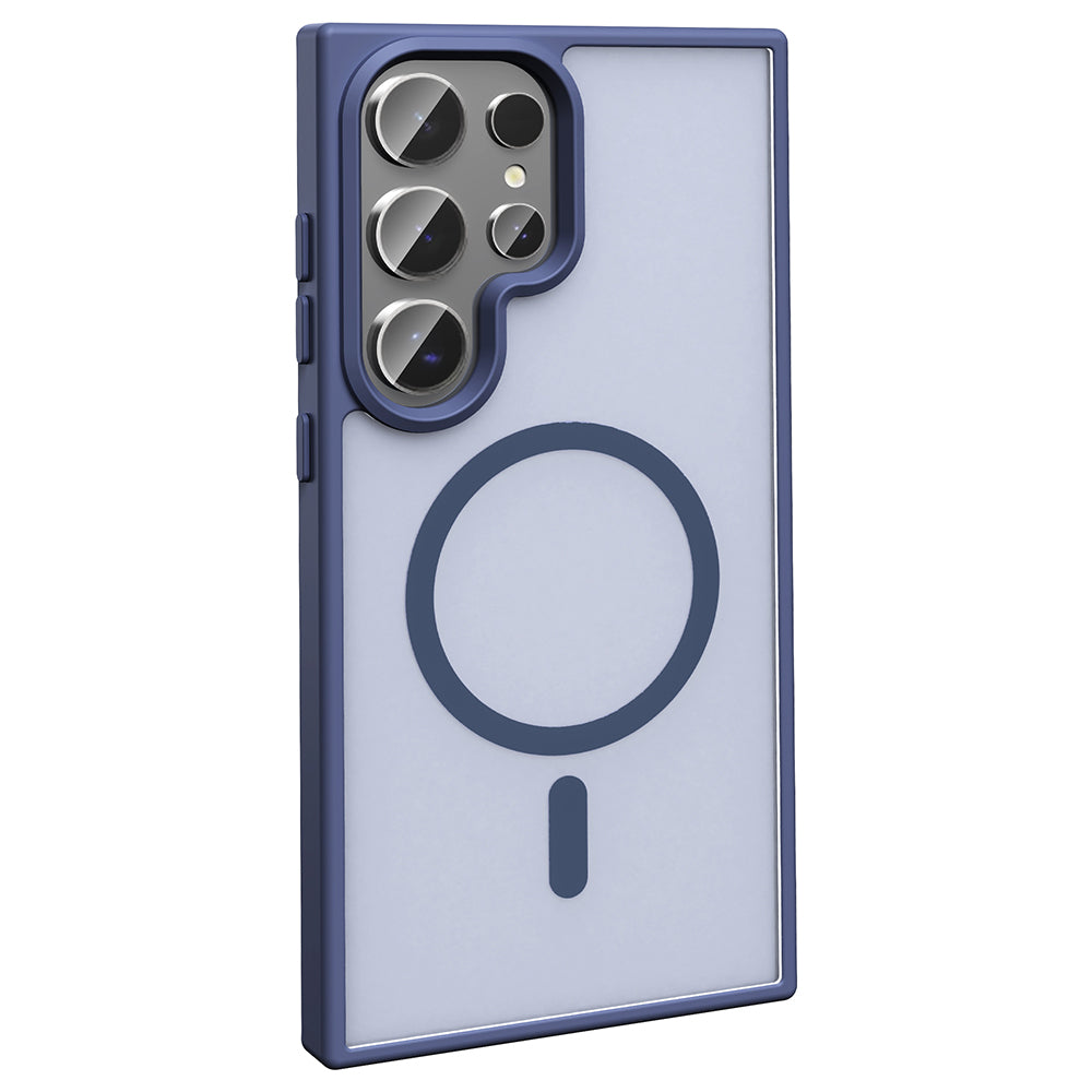 Galaxy S26 Ultra Uyumlu Kılıf M-safe Şarj Özellikli Mat Arka Yüzey Zore Sio Kapak