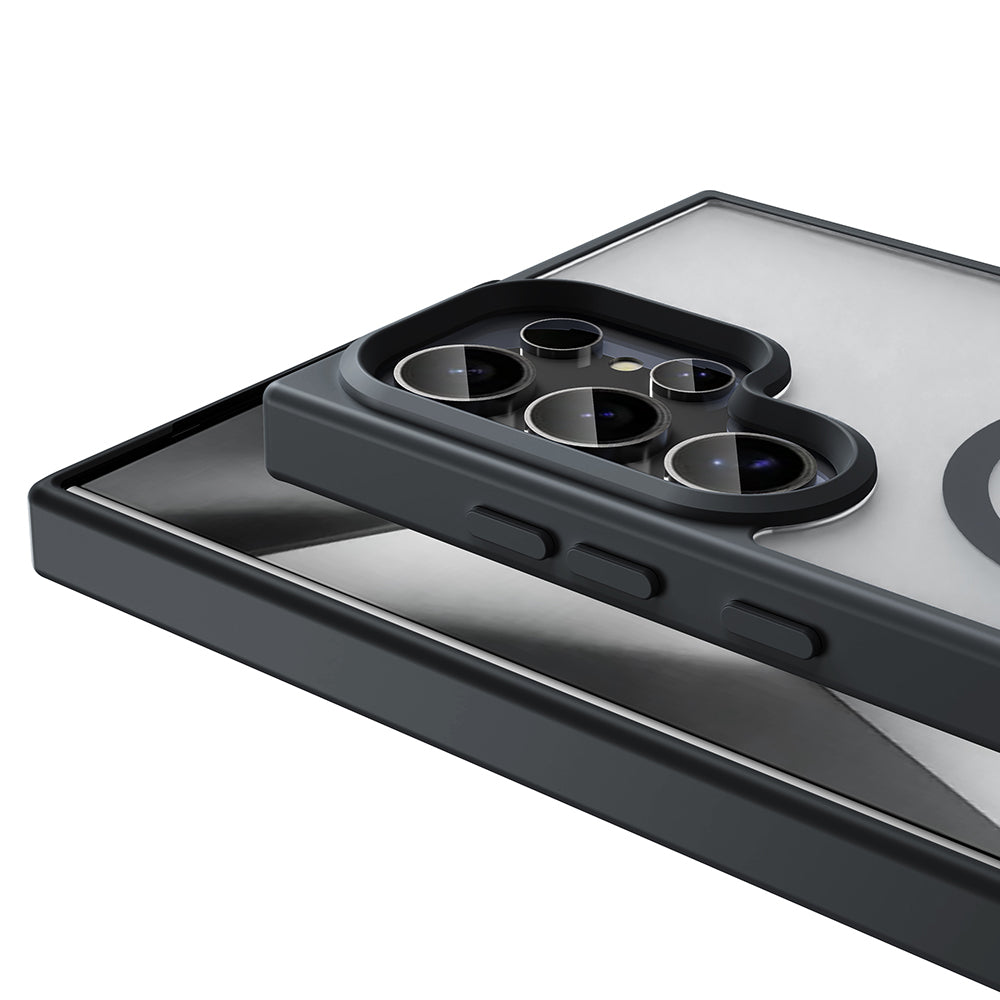 Galaxy S26 Ultra Uyumlu Kılıf M-safe Şarj Özellikli Mat Arka Yüzey Zore Sio Kapak