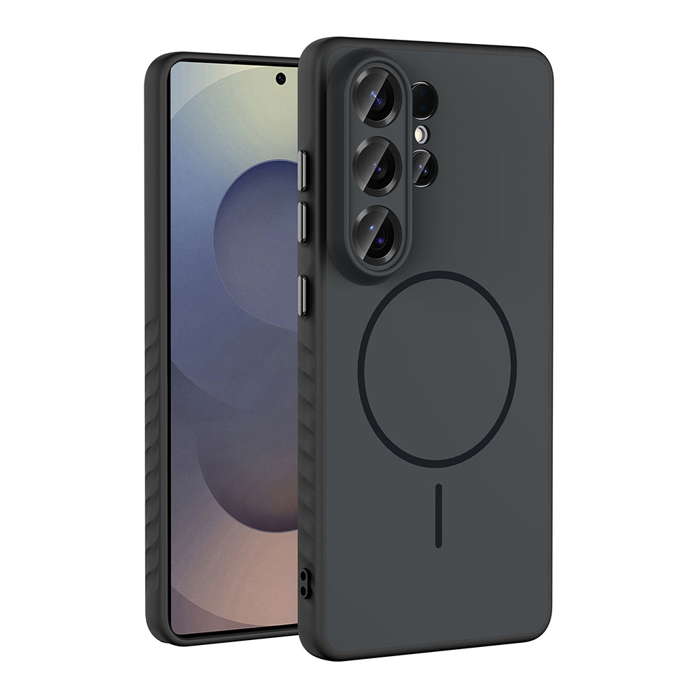 Galaxy S26 Ultra Uyumlu Kılıf M-safe Şarj Özellikli Zore Tea Kapak