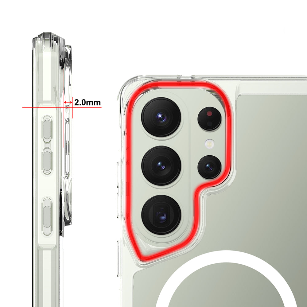 Galaxy S26 Ultra Uyumlu Kılıf Zore M-safe Şarj Özellikli T-Max M-safe Kapak