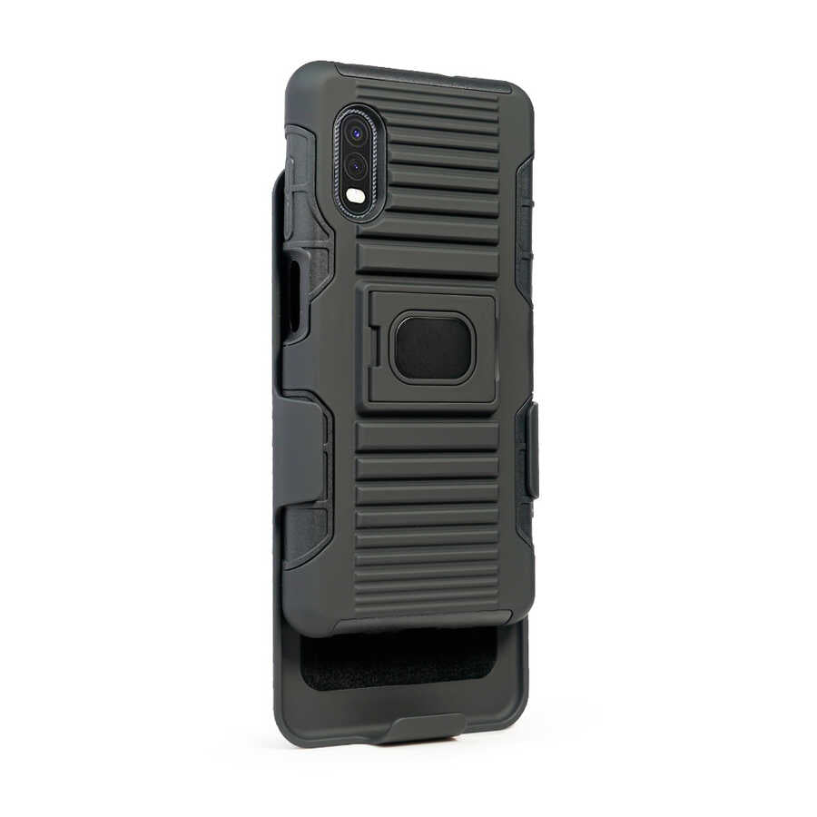 Galaxy XCover Pro Uyumlu Kılıf Zore Double Clip Kapak