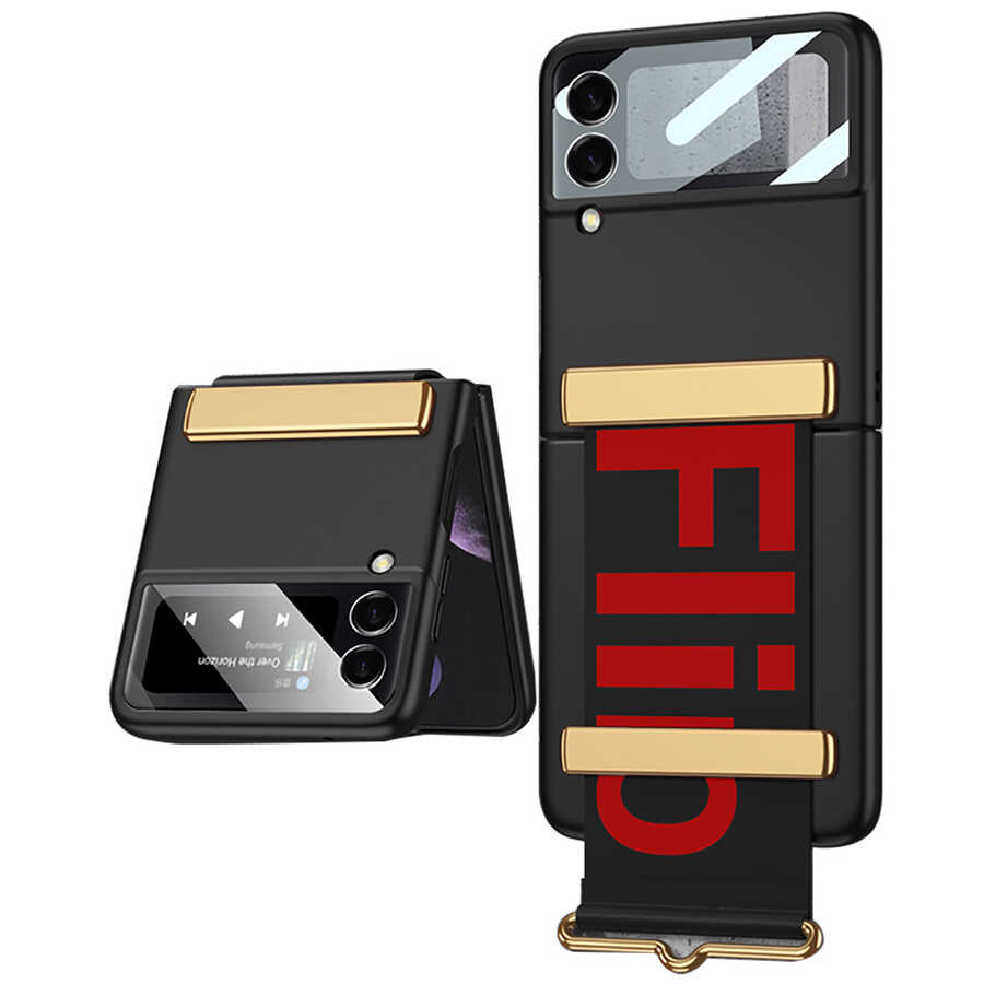 Galaxy Z Flip 3 Uyumlu Kılıf Zore Flio Kıpta Kapak