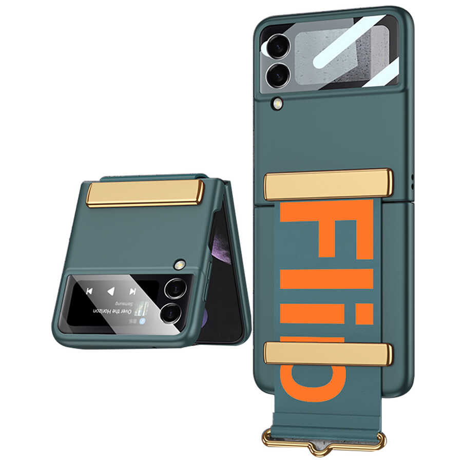Galaxy Z Flip 3 Uyumlu Kılıf Zore Flio Kıpta Kapak