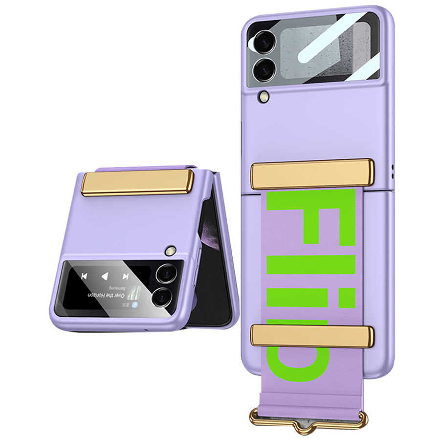 Galaxy Z Flip 3 Uyumlu Kılıf Zore Flio Kıpta Kapak