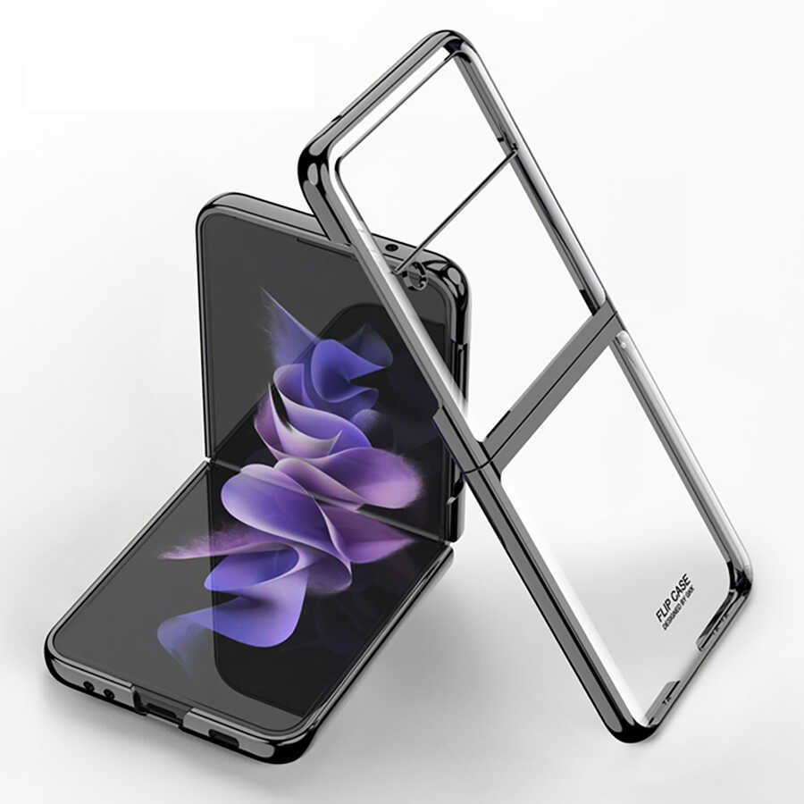 Galaxy Z Flip 3 Uyumlu Kılıf Zore Kıpta Kapak