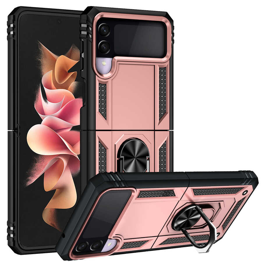 Galaxy Z Flip 3 Uyumlu Kılıf Zore Vega Kapak