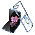 Galaxy Z Flip 6 Uyumlu Kılıf Zore Yüzüklü Kıpta Kapak