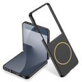 Galaxy Z Flip 7 Uyumlu Kılıf Wireless Şarj Özellikli Zore Kıpta M-safe Kapak