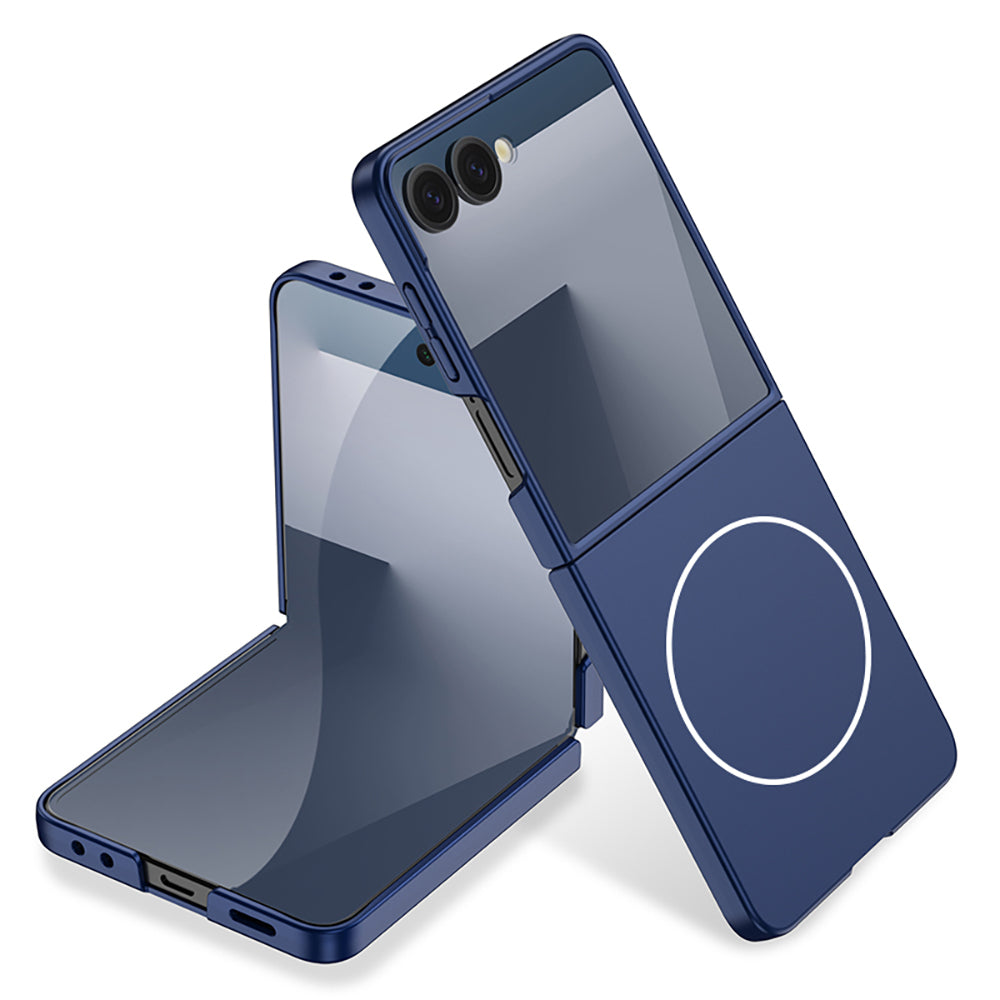 Galaxy Z Flip 7 Uyumlu Kılıf Wireless Şarj Özellikli Zore Kıpta M-safe Kapak