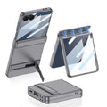 Galaxy Z Flip 7 Uyumlu Kılıf Zore Kıpta Standlı Kapak