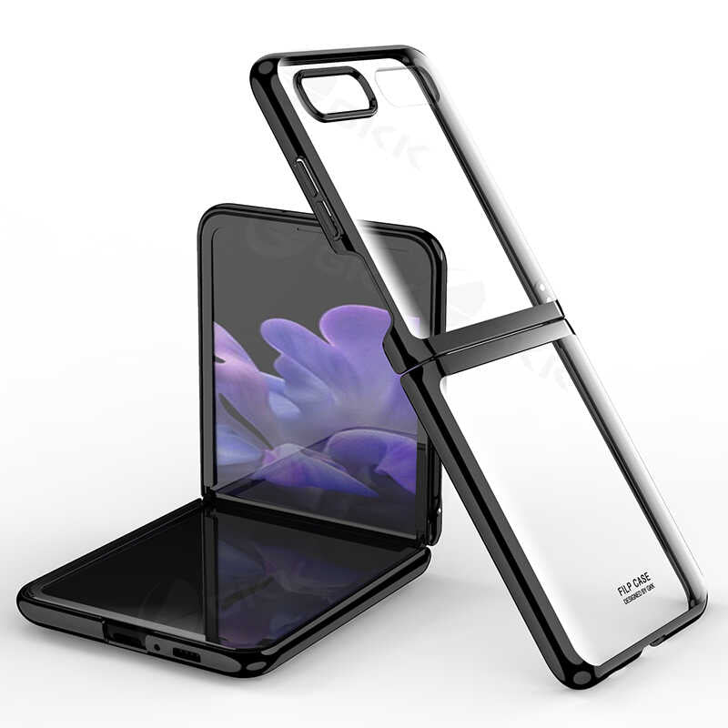 Galaxy Z Flip Uyumlu Kılıf Zore Kıpta Kapak