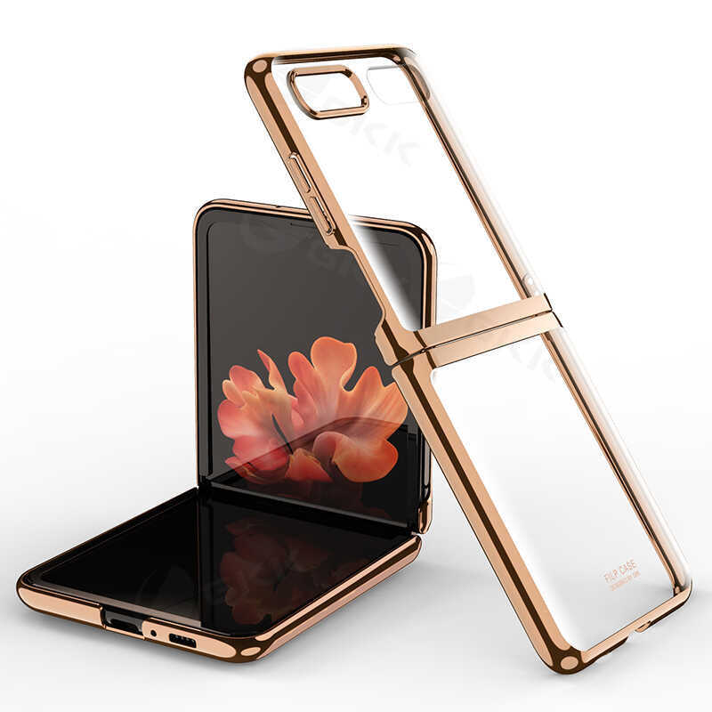 Galaxy Z Flip Uyumlu Kılıf Zore Kıpta Kapak