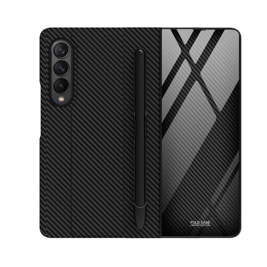 Galaxy Z Fold 3 Uyumlu Kılıf Zore Kalem Bölmeli Droga Kılıf