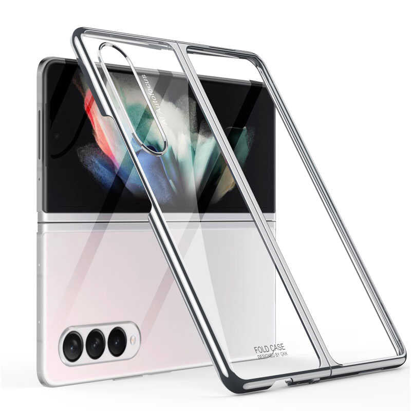 Galaxy Z Fold 3 Uyumlu Kılıf Zore Kıpta Kapak