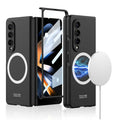 Galaxy Z Fold 4 Uyumlu Kılıf Wireless Şarj Özellikli Zore Kıpta M-safe Kapak