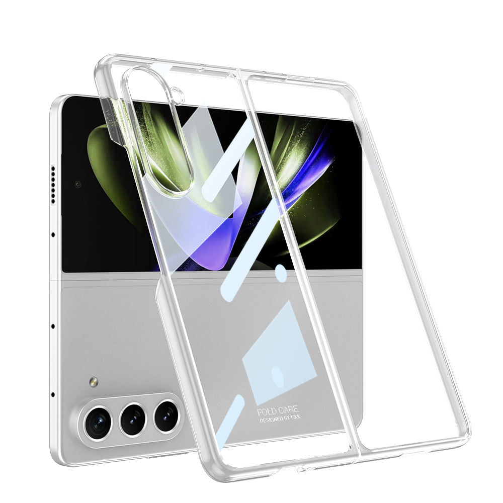 Galaxy Z Fold 5 Uyumlu Kılıf Zore Full Camlı Kıpta Kapak