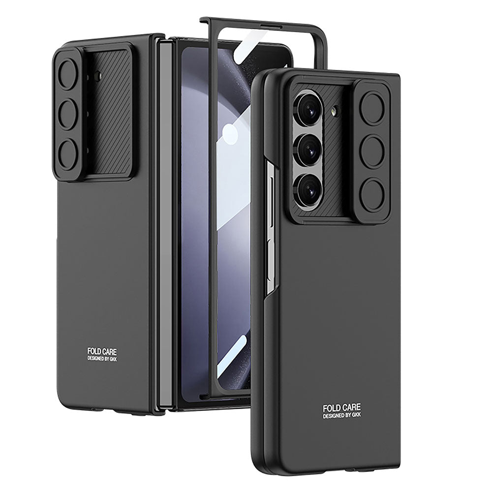 Galaxy Z Fold 5 Uyumlu Kılıf Kamera Korumalı Zore Kıpta Sürgülü Kapak