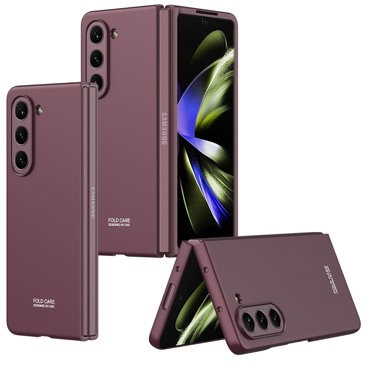 Galaxy Z Fold 5 Uyumlu Kılıf Zore Sert Kıpta Kapak