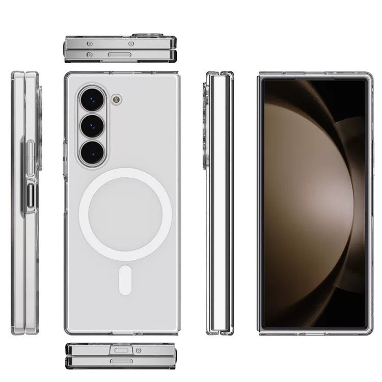 Galaxy Z Fold 6 Uyumlu Kılıf Kamera Korumalı M-safe Sert PC Zore Porto Kapak
