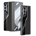 Galaxy Z Fold 6 Uyumlu Kılıf Ultra İnce Kamera Korumalı PC + Deri Arka Yüzey Zore Kıpta Poligan Kapak