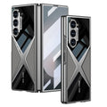 Galaxy Z Fold 6 Uyumlu Kılıf Ultra İnce Kamera Korumalı PC + Deri Arka Yüzey Zore X-Pro Kapak