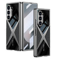 Galaxy Z Fold 6 Uyumlu Kılıf Ultra İnce Kamera Korumalı PC + Karbon Arka Yüzey Zore X-Pro Kapak