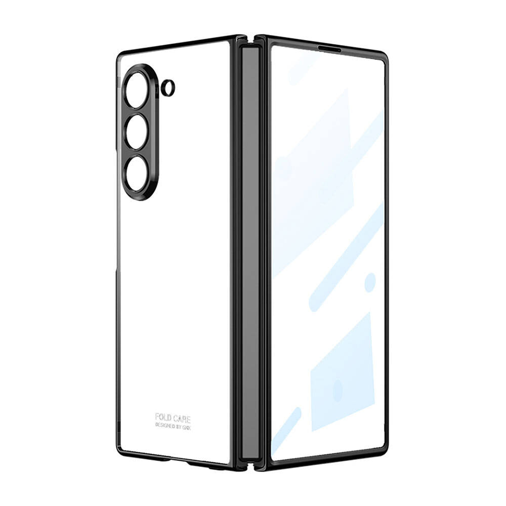 Galaxy Z Fold 6 Uyumlu Kılıf Zore Full Camlı Kıpta Kapak