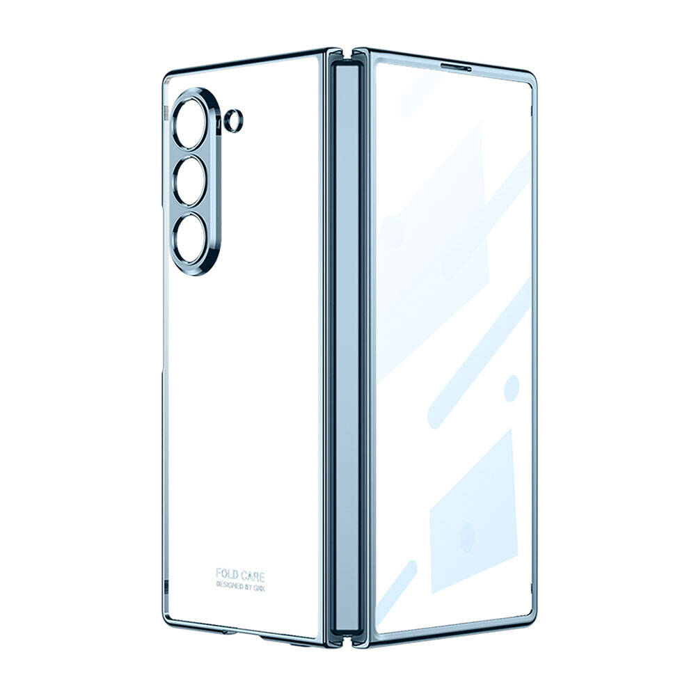 Galaxy Z Fold 6 Uyumlu Kılıf Zore Full Camlı Kıpta Kapak