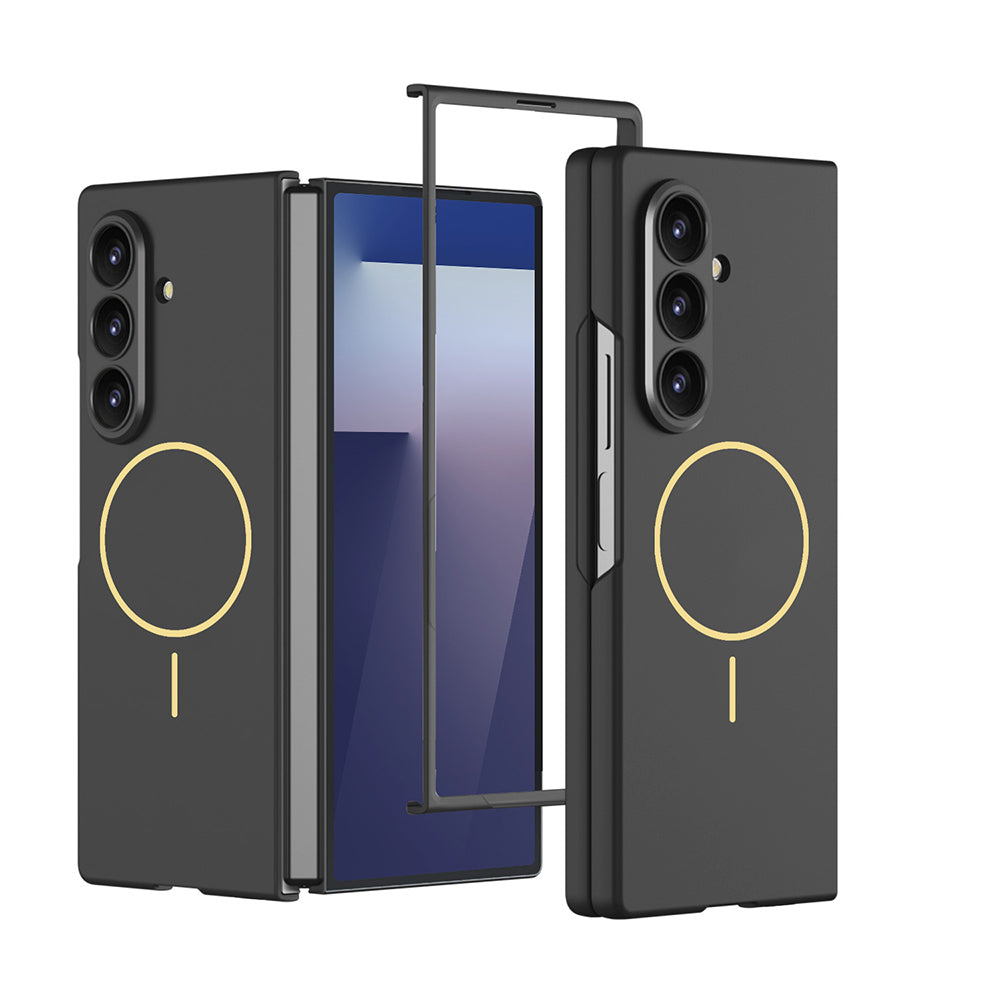 Galaxy Z Fold 7 Uyumlu Kılıf Wireless Şarj Özellikli Zore Kıpta M-safe Kapak