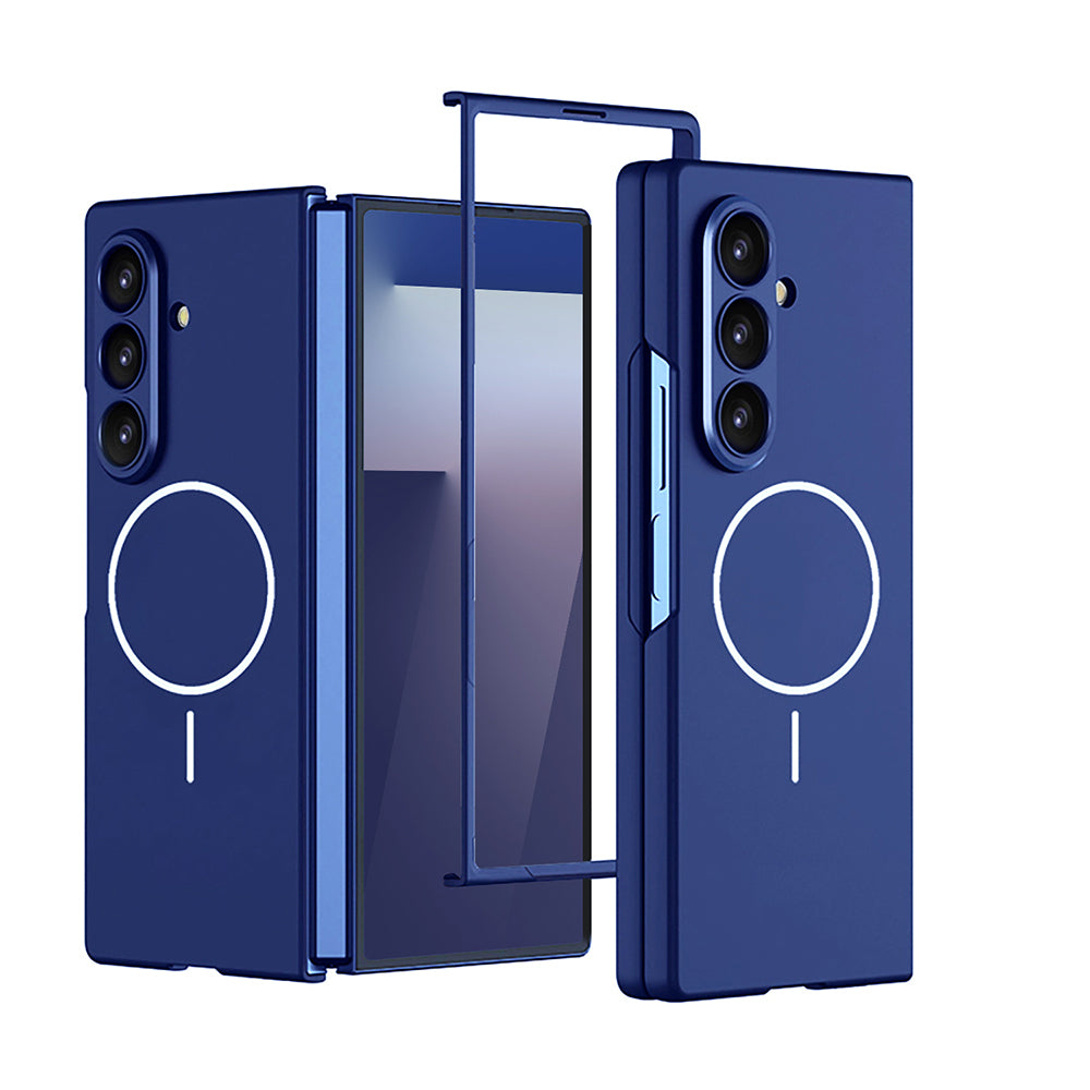 Galaxy Z Fold 7 Uyumlu Kılıf Wireless Şarj Özellikli Zore Kıpta M-safe Kapak