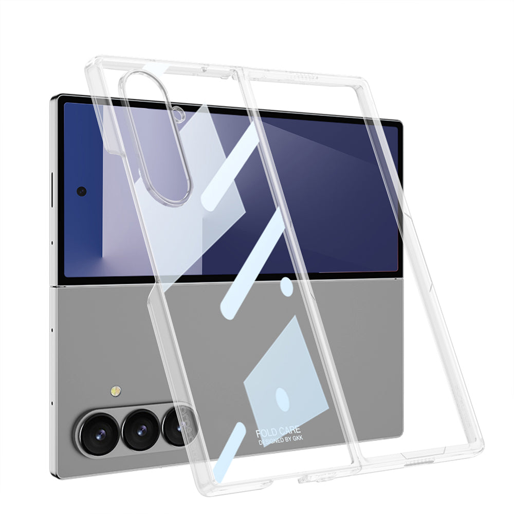 Galaxy Z Fold 7 Uyumlu Kılıf Zore Full Camlı Kıpta Kapak