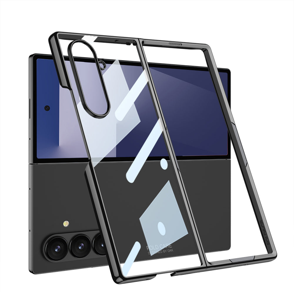Galaxy Z Fold 7 Uyumlu Kılıf Zore Full Camlı Kıpta Kapak
