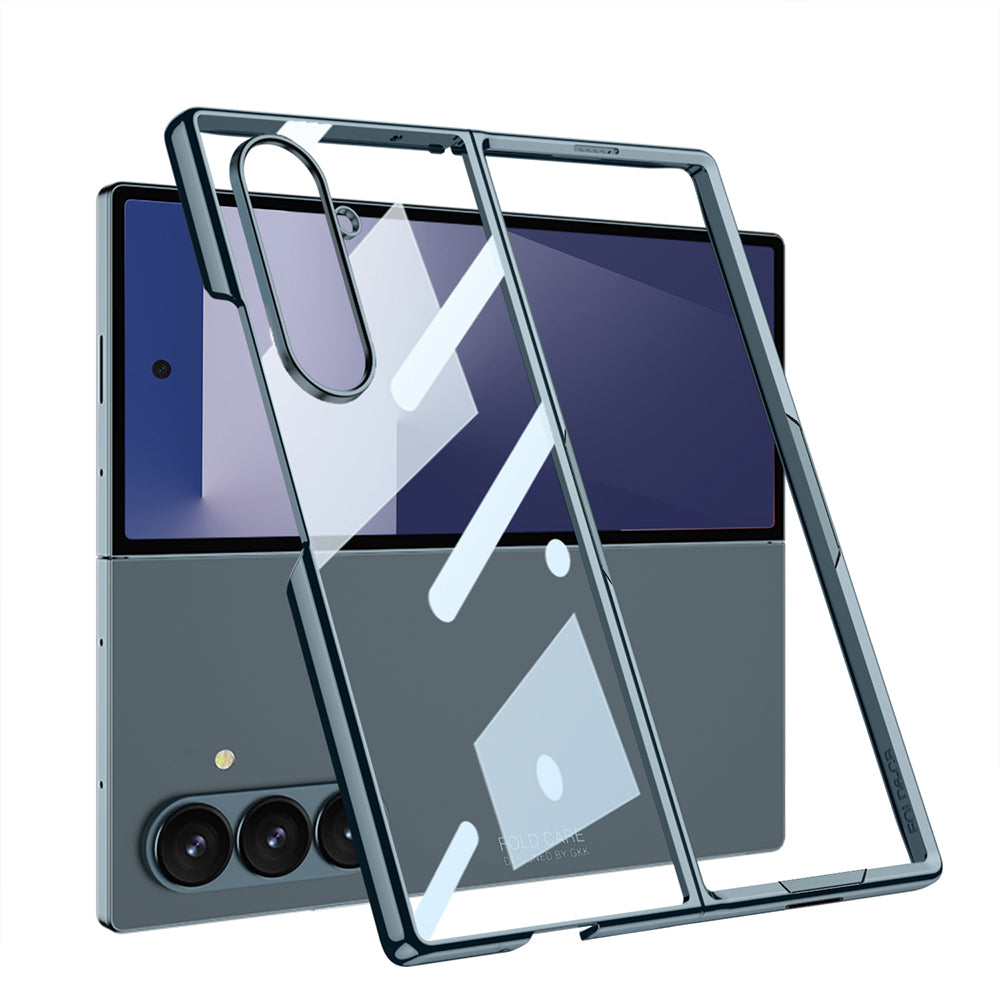 Galaxy Z Fold 7 Uyumlu Kılıf Zore Full Camlı Kıpta Kapak