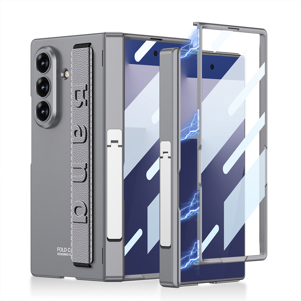 Galaxy Z Fold 7 Uyumlu Kılıf Zore Kıpta KPT-01 Standlı Kapak