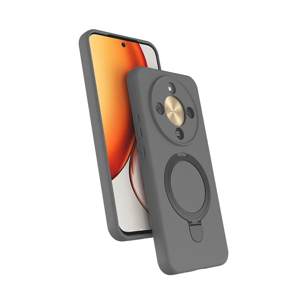 Honor X9D Uyumlu Kılıf M-safe Şarj Özellikli Standlı Zore Samara Kapak