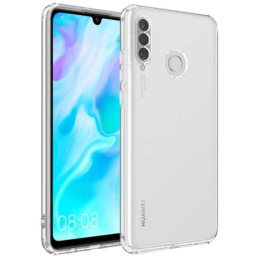 Huawei P30 Lite Uyumlu Kılıf Zore Kamera Korumalı Süper Silikon Kapak