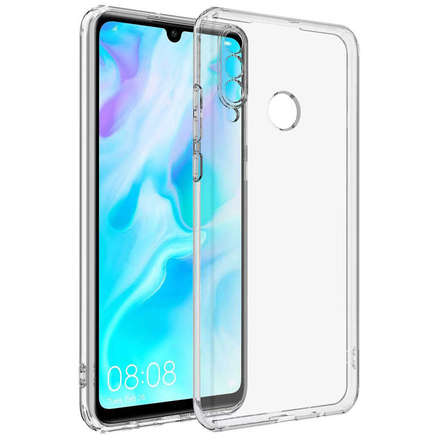 Huawei Y9 Prime 2019 Uyumlu Kılıf Zore Kamera Korumalı Süper Silikon Kapak