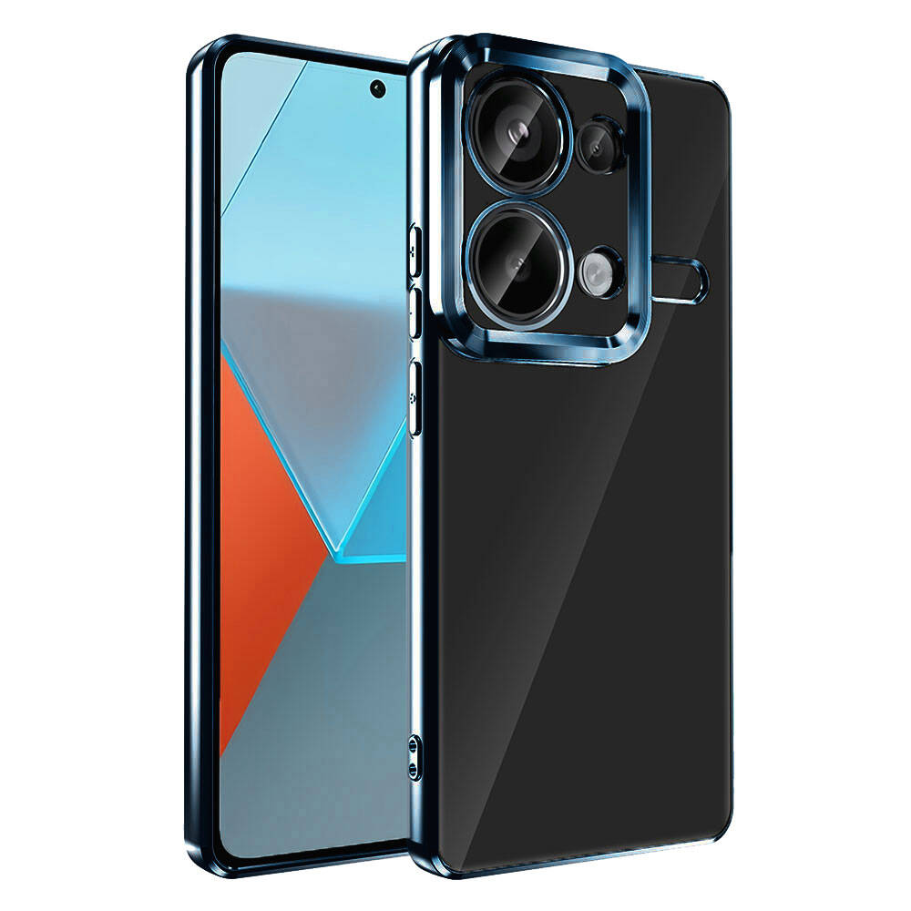 Xiaomi Redmi Note 13 Pro 4G Uyumlu Kılıf Kamera Korumalı Logo Gösteren Zore Omega Kapak