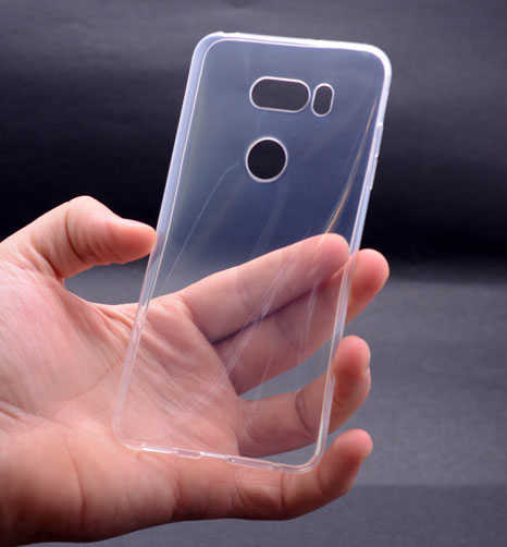 LG V30 Uyumlu Kılıf Zore Süper Silikon Kapak