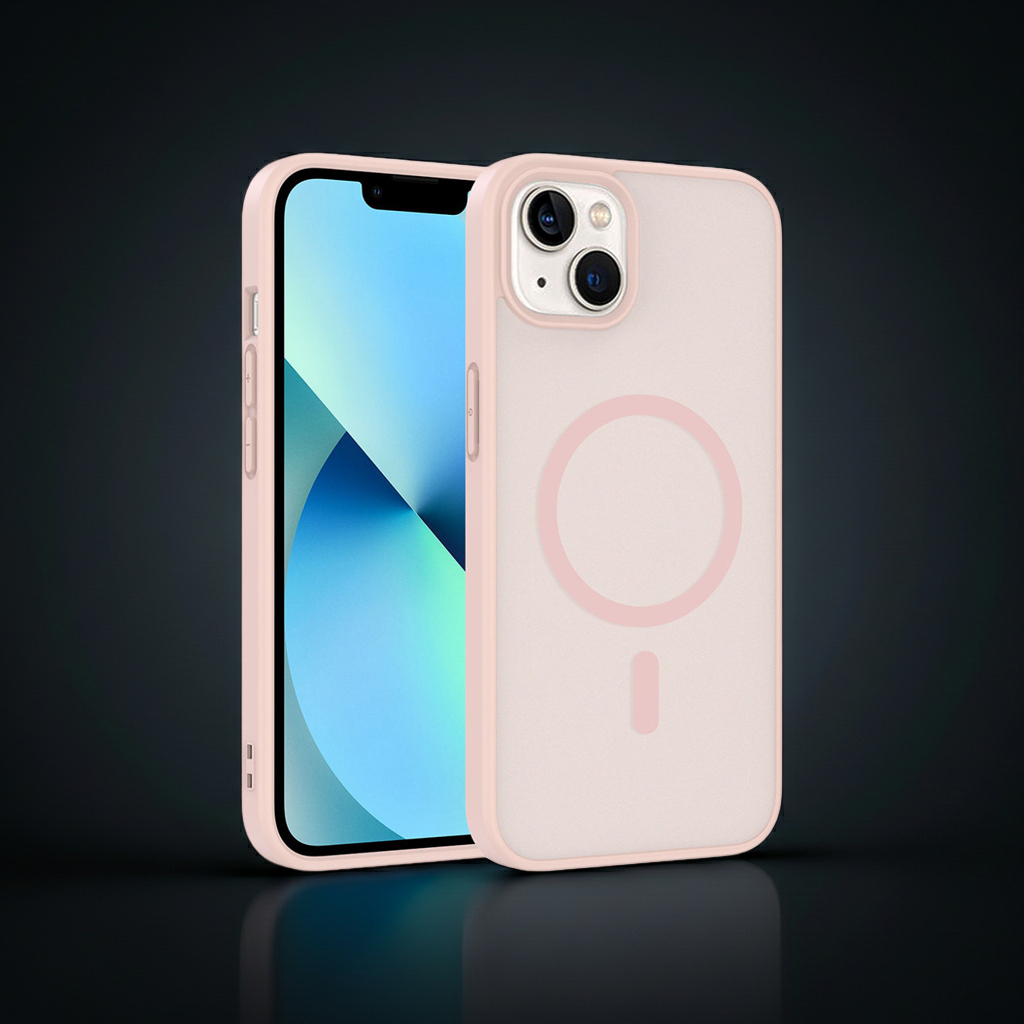 Apple iPhone 14 Kılıf M-safe Şarj Özellikli Zore Babet Kapak